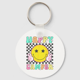 Camper Happy Summer Camp Camping For Men Women Kid Key Ring
