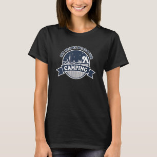 Camper I Caravan Motorhome Love Heart Camping T-Shirt