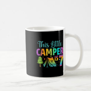 Camper Kids Birthday 7 Years Old Camping 7th B-day Coffee Mug
