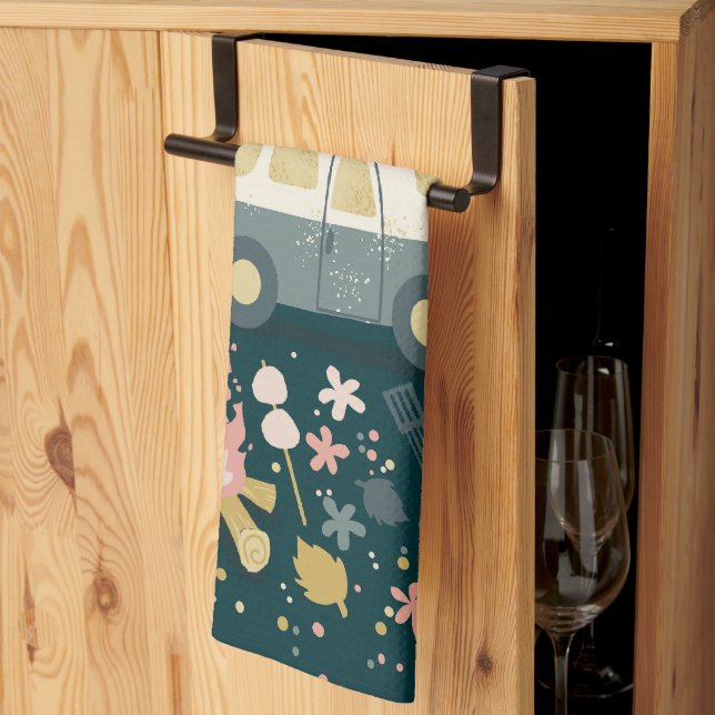 Camper Life! nightime Kitchen Towel (Thirds Fold)