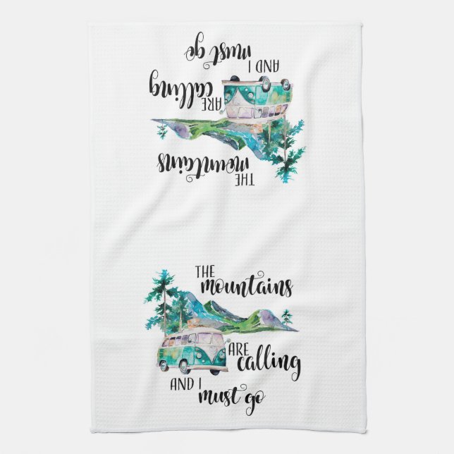 Camper or Motorhome Kitchen Towel (Vertical)