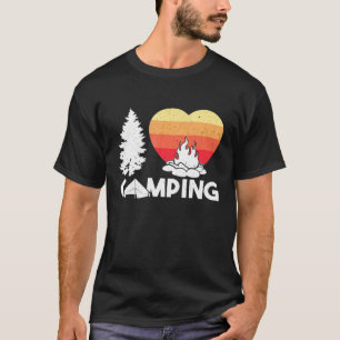 Camper Outdoor Tent I Love Camping T-Shirt