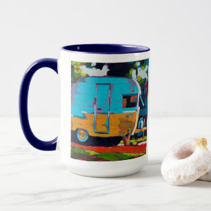 Camper Painting - Gift for Camping Lovers Mug