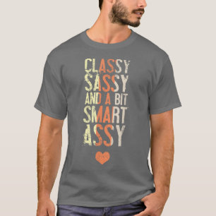 Camper Queen Classy Sassy And Bit Smart Assy Funny T-Shirt