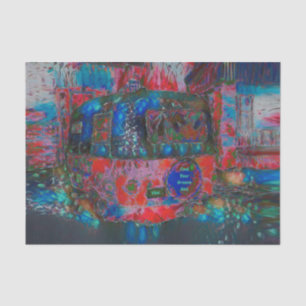 Camper Retro Hippie Find Your Groove And Vibe Tissue Paper