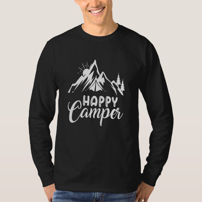 Camper Retro Vintage Caravan T-Shirt (Front)