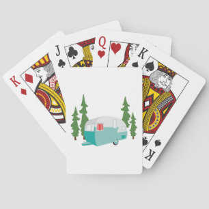Camper Scene Playing Cards
