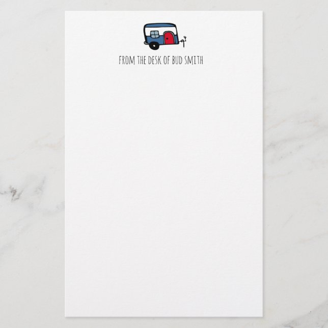 Camper Stationery (Front)