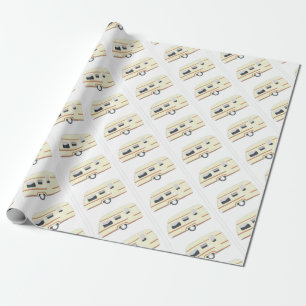 Camper Trailer Camping Van Wrapping Paper
