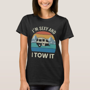 Camper Trailer Camping Vintage Y And I Tow It Tear T-Shirt