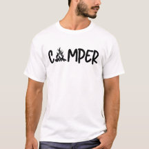 Camper Typography Camping Lover