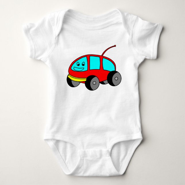 Camper Van Catoon-56400 Baby Bodysuit (Front)