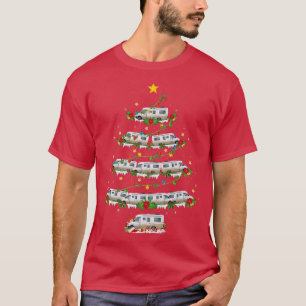 Camper Van Lover Matching Santa Camper Van Christm T-Shirt