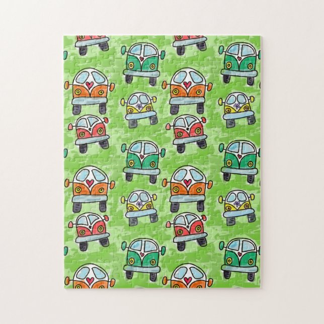 Camper Van Road Trip Jigsaw Puzzle (Vertical)