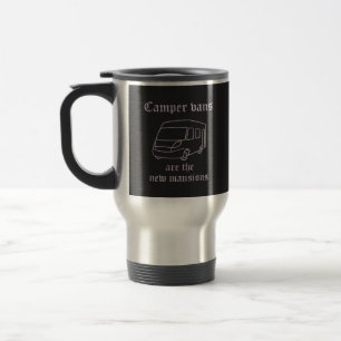 Camper Vans New Mansions Purple Irid. Travel Mug