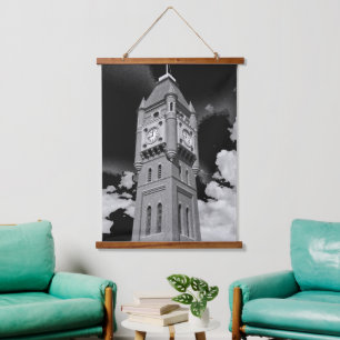 Camperdown Clock Tower Keeper of Time  Hanging Tapestry