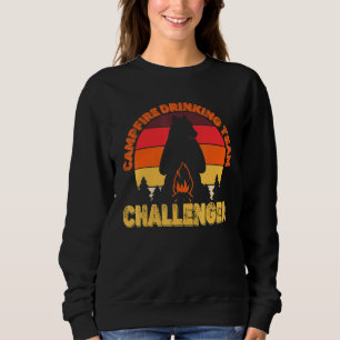 Campers Campfire Drinking Team Challenger Camping Sweatshirt