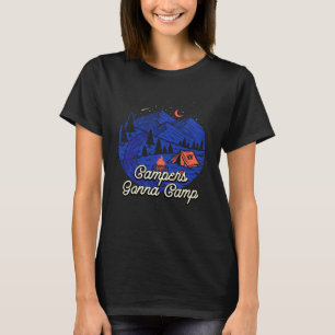 Campers Gonna Camp Summer Vacation Tropical Trip C T-Shirt