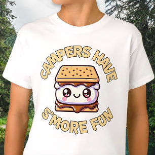 Campers Have S’more Fun Punny Kawaii T-Shirt
