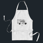 Campervan cartoon illustration standard apron<br><div class="desc">Campervan cartoon illustration</div>