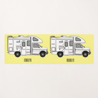 Campervan cartoon illustration