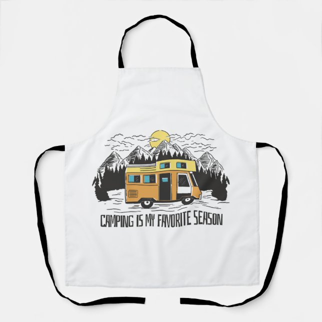 Campervan Mountain Retreat Apron (Front)