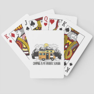 Campervan Mountain Retreat Playing Cards