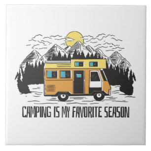 Campervan Mountain Retreat Tile