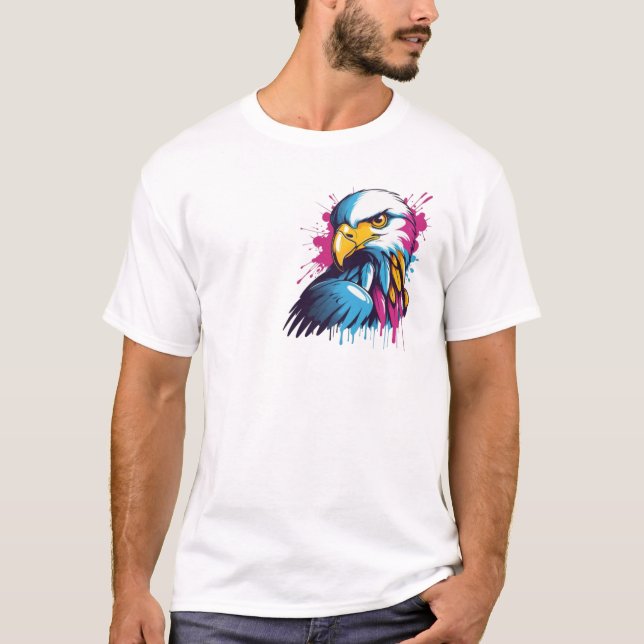 Campeseta Aguila Pintura (Art and Power) T-Shirt (Front)
