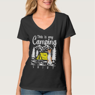 Campfire Basenji This Is My Camping T-Shirt