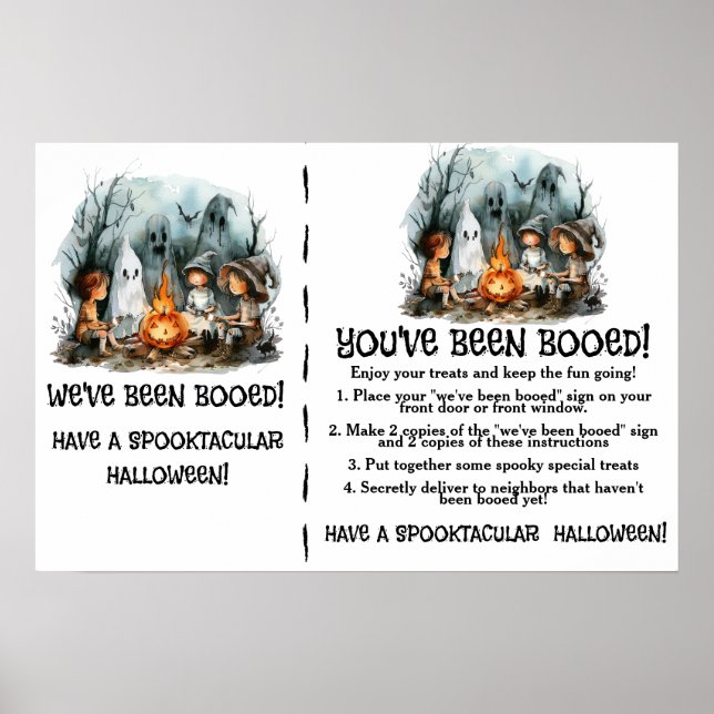 Campfire Boo Crew – A Halloween Game  Poster (Front)
