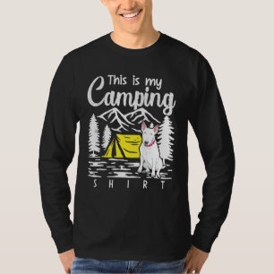 Campfire Bull Terrier This Is My Camping T-Shirt