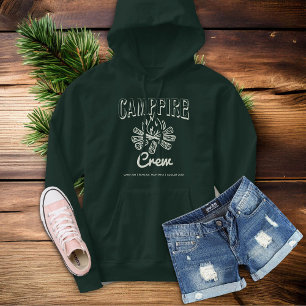 Campfire Crew Bridesmaid Cam Bachelorette Gift Hoodie