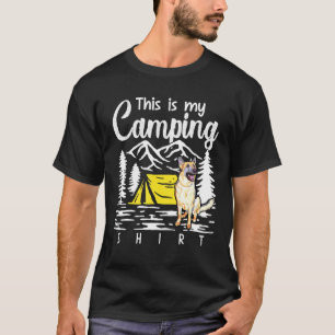 Campfire German Shepherd This Is My Camping T-Shirt