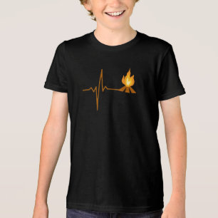 Campfire Heartbeat Camping Tri-Blend Shirt