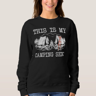 Campfire Ibizan Hound Dog This Is My Camping Sweatshirt