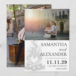 Campfire Love Save The Date