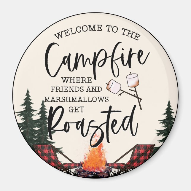 Campfire Magnet (Front)