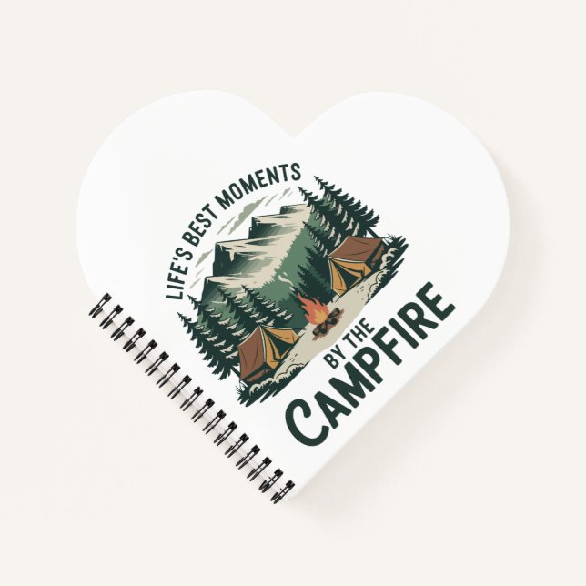 Campfire Moments Adventure  Notebook (Front)