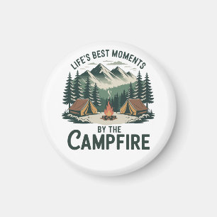 Campfire Moments Fridge Magnet