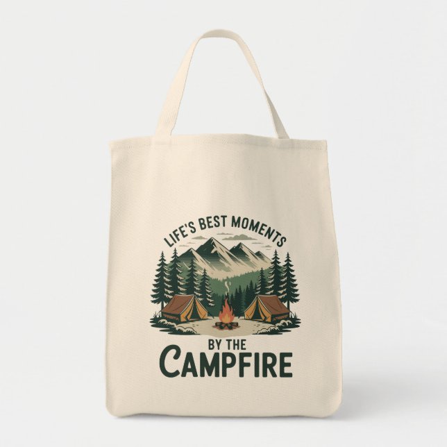 Campfire Moments Tote Bag (Front)