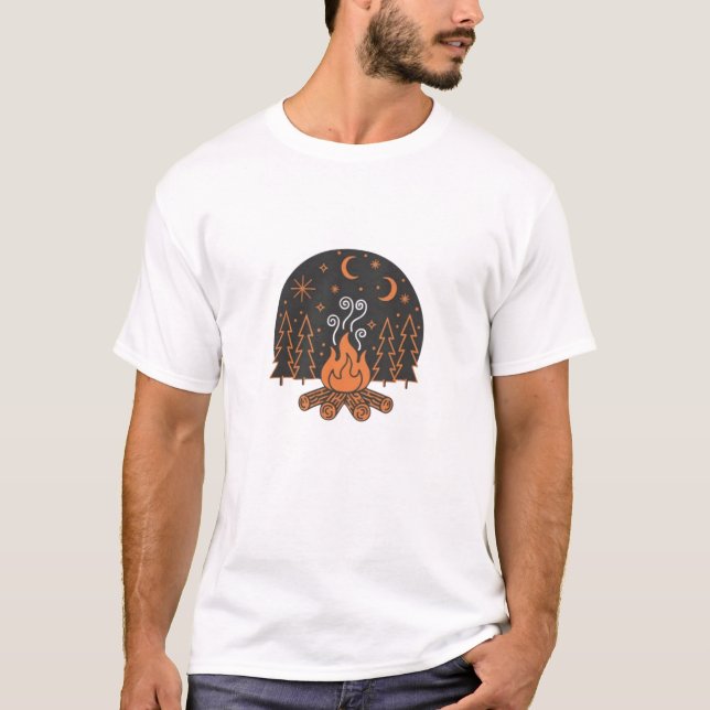 Campfire Nights Circle T-Shirt (Front)