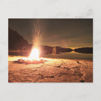 Campfire Postcard