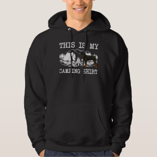 Campfire Rottweiler Dog This Is My Camping Hoodie