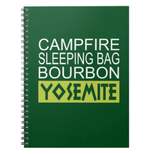 Campfire Sleeping Bag Bourbon Yosemite Notebook