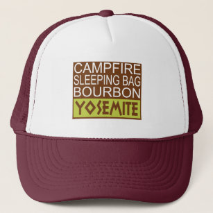 Campfire Sleeping Bag Bourbon Yosemite Trucker Hat