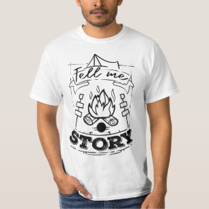 Campfire Story Teller Camping Gift T-Shirt