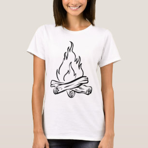 Campfire T-Shirt – Cozy Outdoor Adventure Graphic 