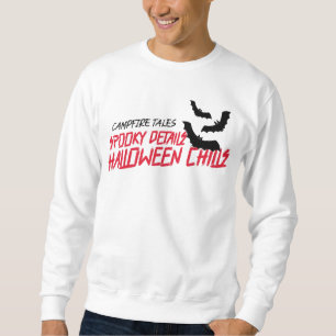Campfire Tales, Spooky Details and Halloween Chill Sweatshirt