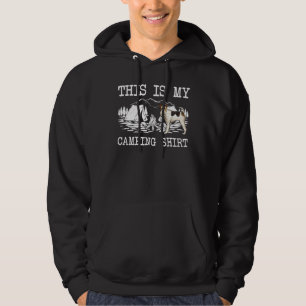 Campfire Wire Fox Terrier Dog This Is My Camping Hoodie
